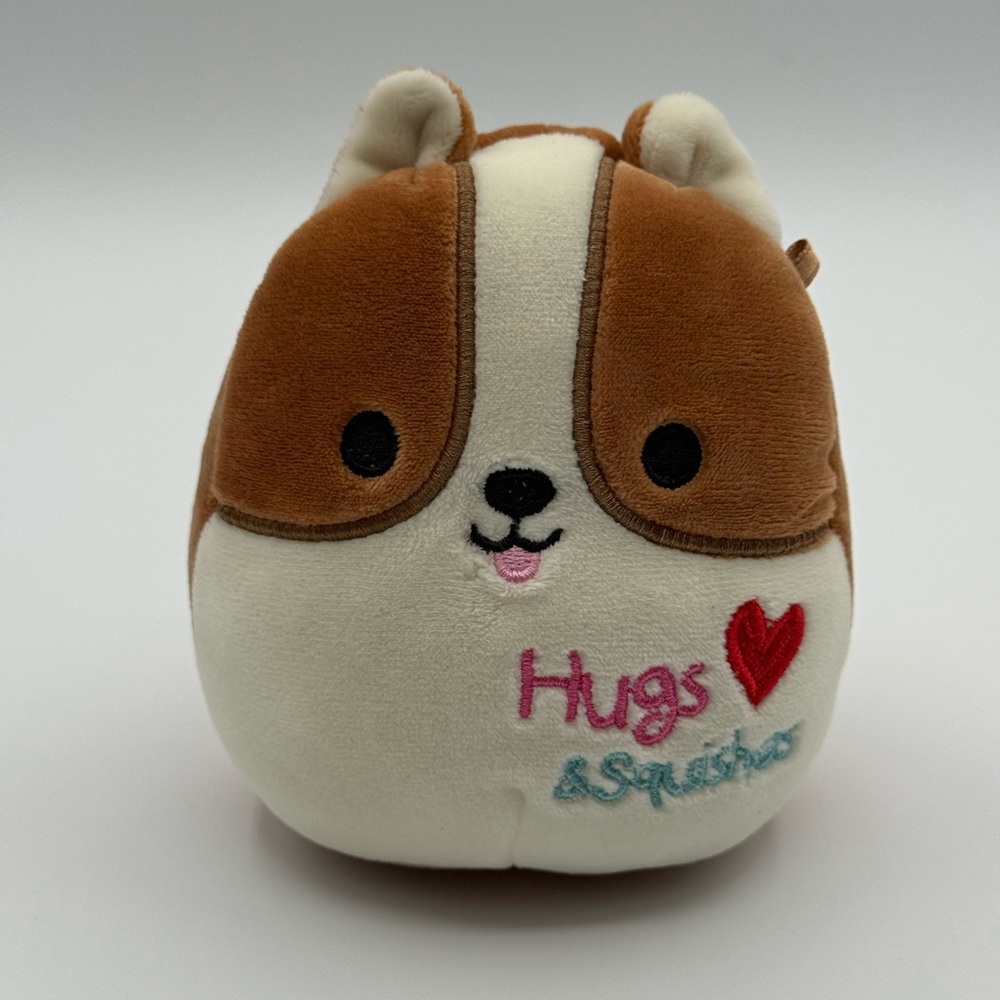 Squishmallow Regina Corgi Puppy Dog Plush 5" Stuffed Toy Brown 2020